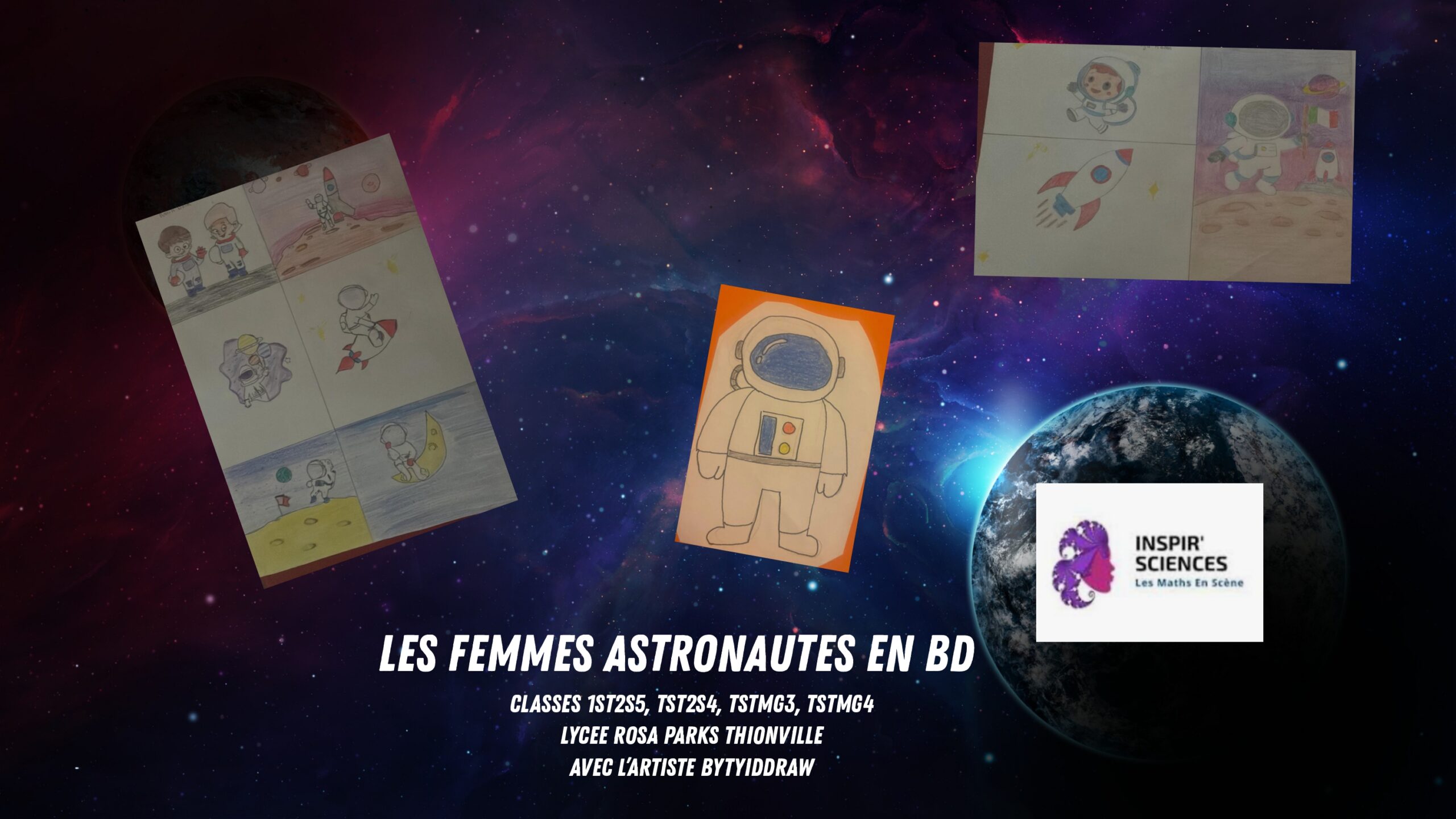 Les femmes astronautes en BD