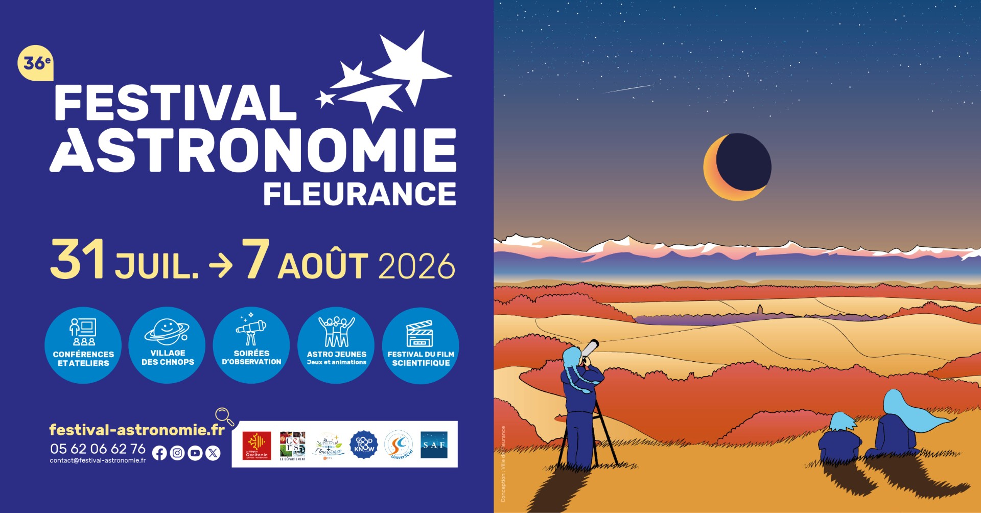 Festival d'Astronomie de Fleurance 2026