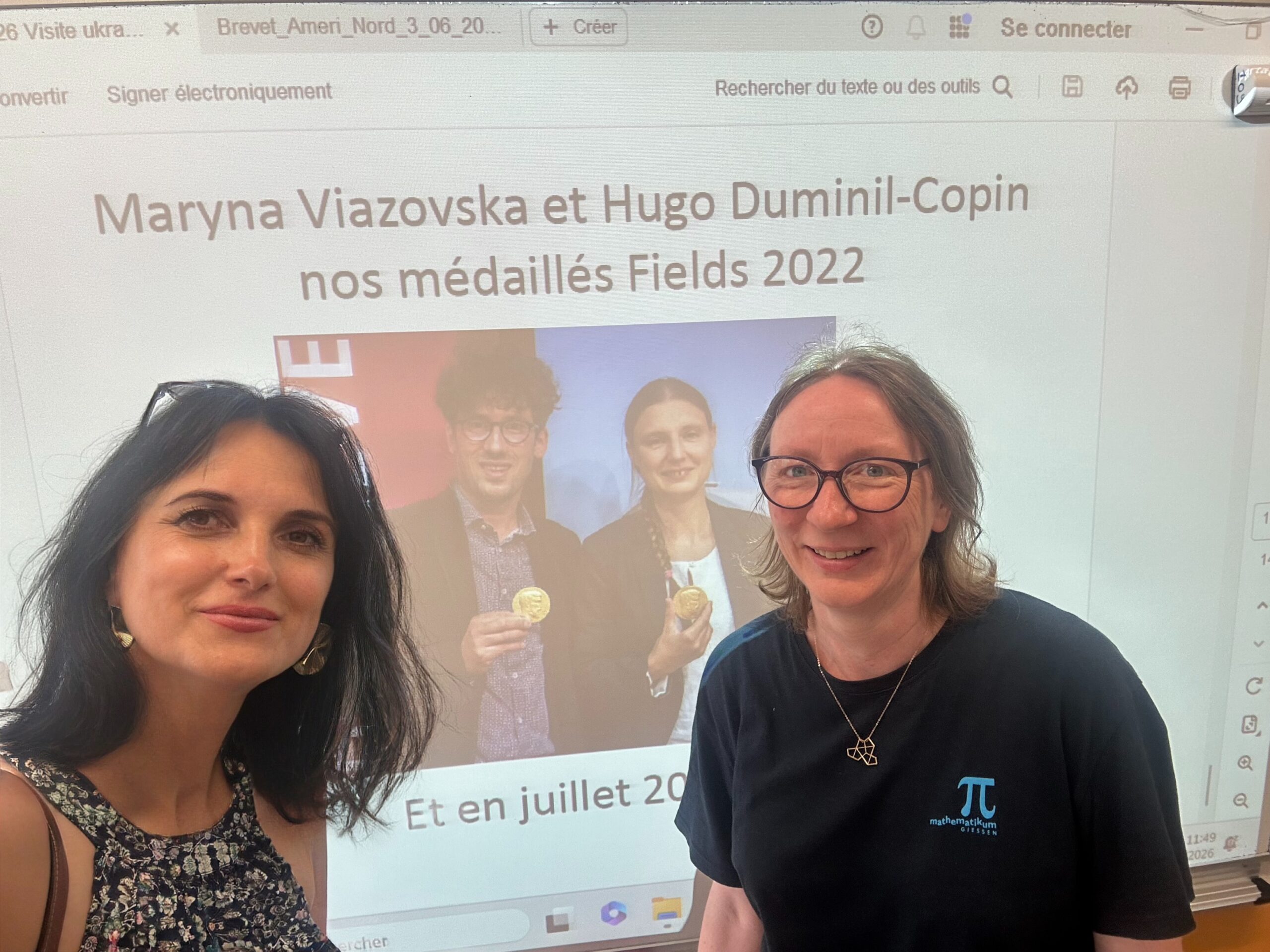 Rencontre avec les enseignants ukrainiens